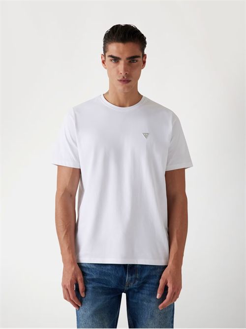 T-shirt logo piccolo triangolo GUESS | M4YI0AKCCM1/G011